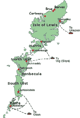 Map of Lewis